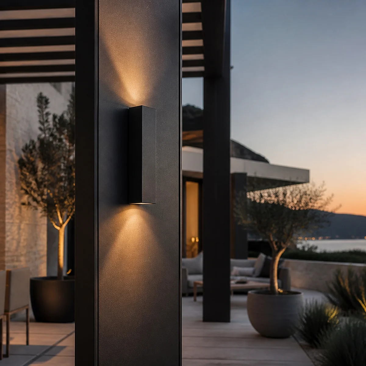Exterior wall light