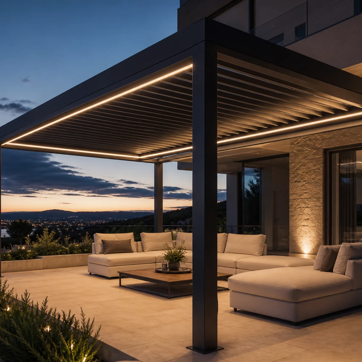 Integrated LED lighting