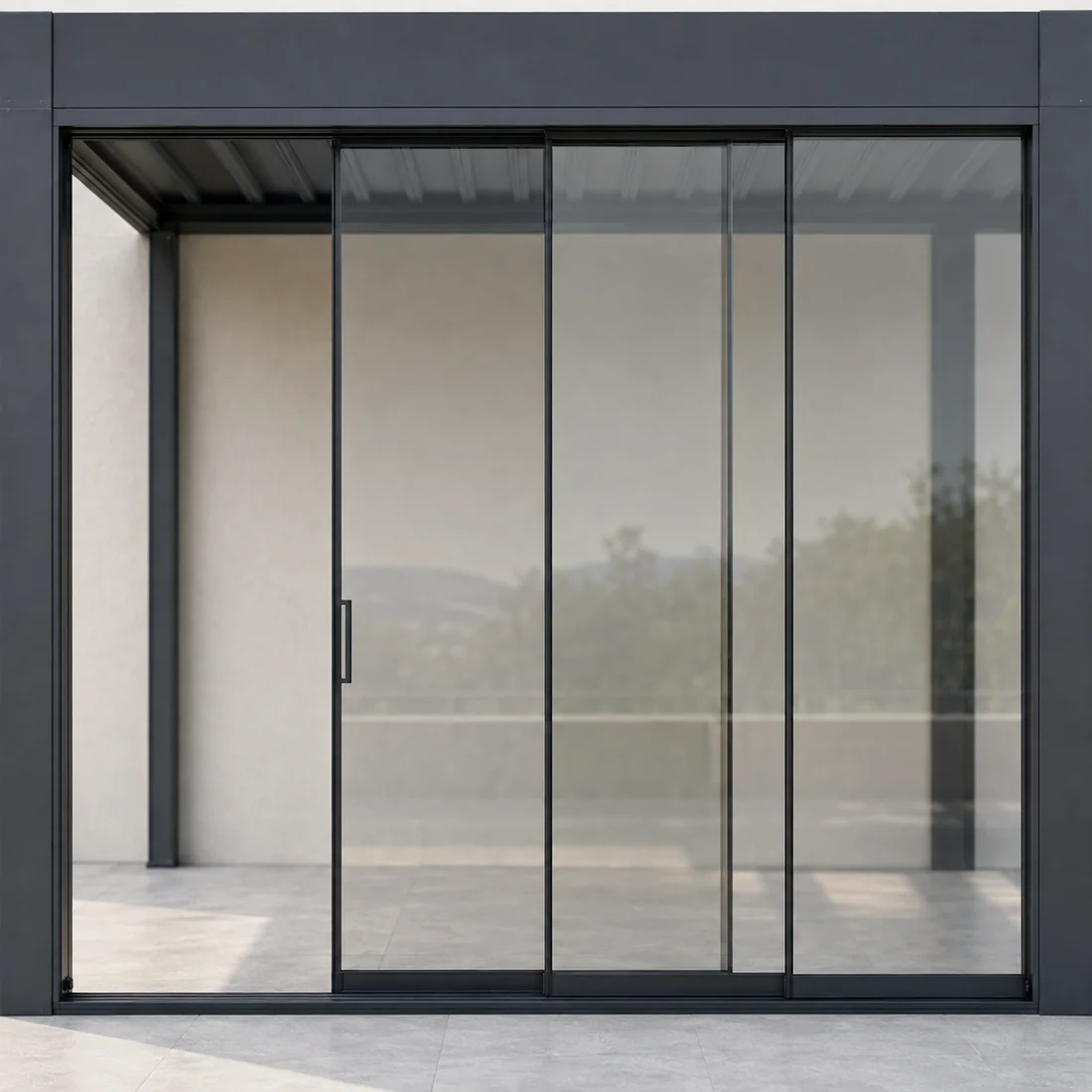 Sliding & folding glass