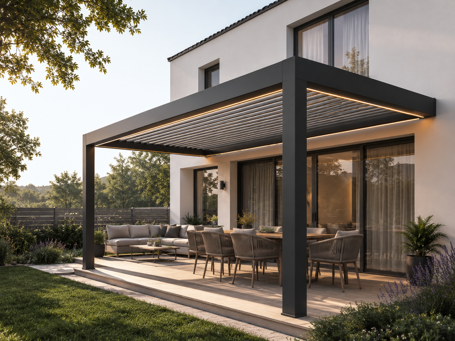 Aluminum Pergola Carport - 3
