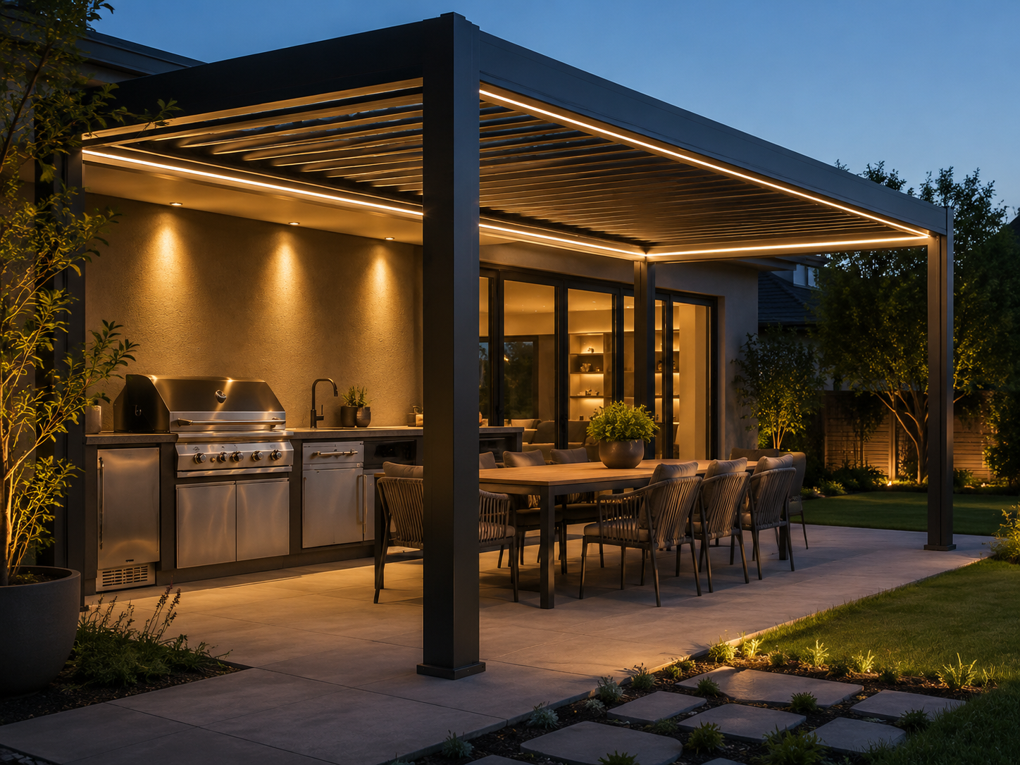 Garden Office Pergola - 3